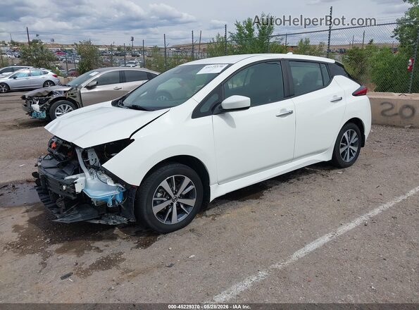 1N4BZ1BVXNC550024 2022 NISSAN LEAF White Przód lewy