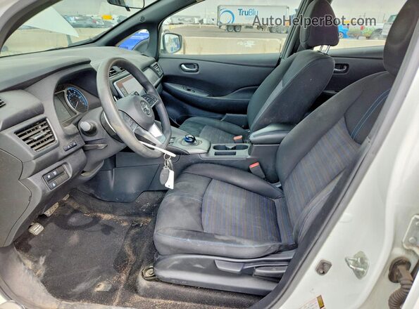 1N4BZ1CP2KC318237 2019 NISSAN LEAF White წინა სალონის ხედი