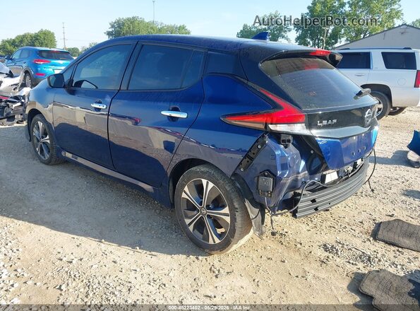 1N4BZ1CV0MC551504 2021 NISSAN LEAF Blue Trasero izquierdo