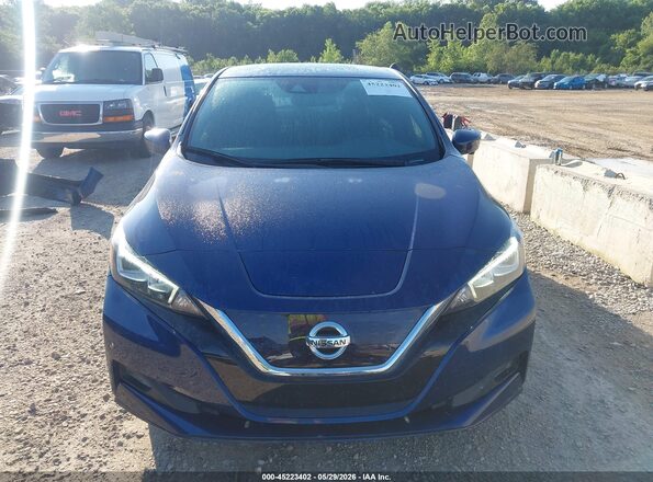 1N4BZ1CV0MC551504 2021 NISSAN LEAF Blue Vista interior trasera