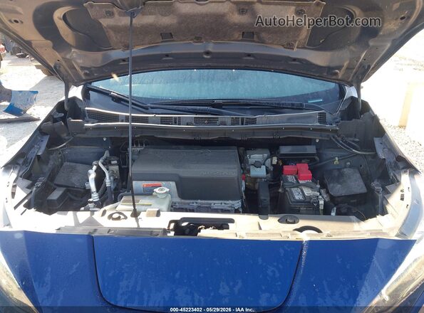 1N4BZ1CV0MC551504 2021 NISSAN LEAF Blue Vista trasera