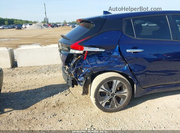 1N4BZ1CV0MC551504 2021 NISSAN LEAF Blue Vista frontal