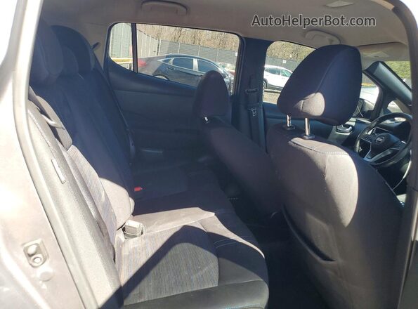 1N4BZ1CV1MC556551 2021 NISSAN LEAF Gray Vista de los asientos traseros