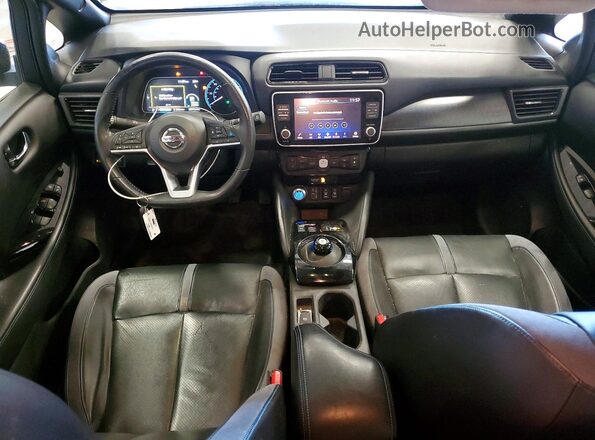 1N4BZ1DP9LC300317 2020 NISSAN LEAF White Dashboard view