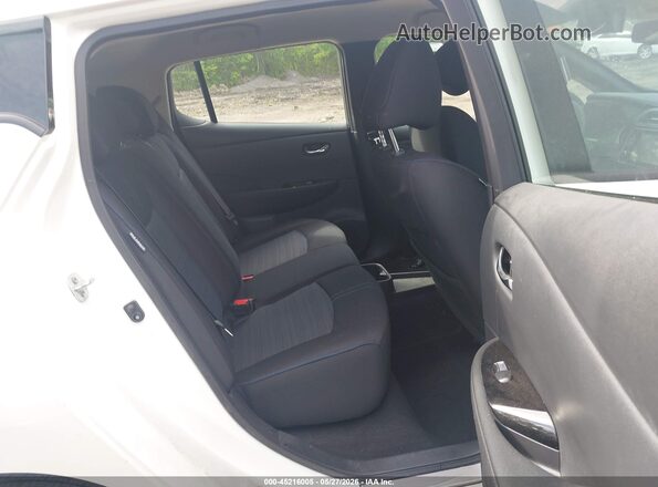 1N4CZ1CV0PC551625 2023 NISSAN LEAF White Widok naklejki z numerem VIN