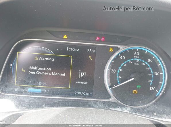 1N4CZ1CV0PC558364 2023 NISSAN LEAF White Вид задніх сидінь