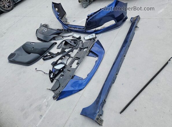 1N4CZ1CV0RC551854 2024 NISSAN LEAF Синий Вид наклейки с VIN-кодом
