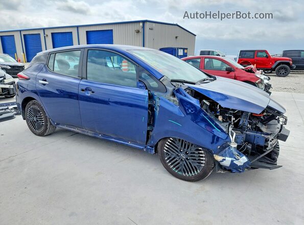 1N4CZ1CV0RC551854 2024 NISSAN LEAF Синий Передняя правая четверть