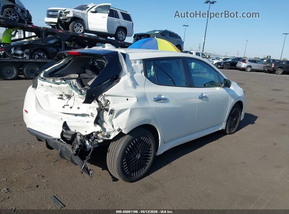 1N4CZ1CV0SC557336 2025 NISSAN LEAF White Rear right