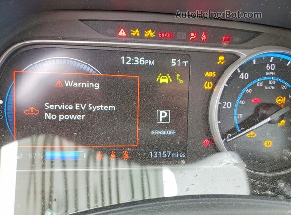 1N4CZ1CV4SC558358 2025 NISSAN LEAF Gray 