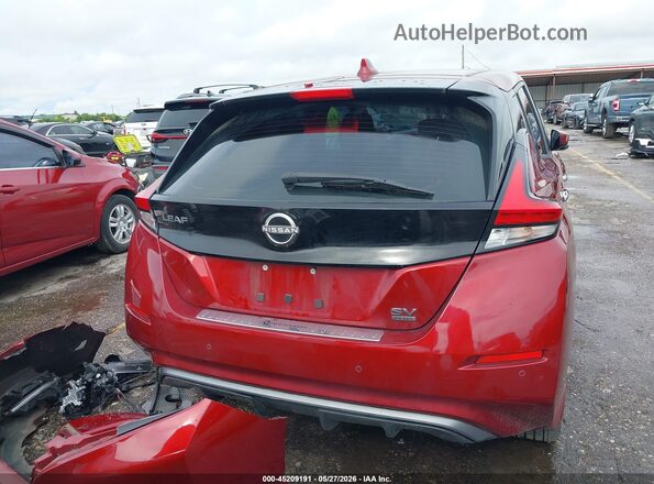 1N4CZ1CV6PC551662 2023 NISSAN LEAF Red 