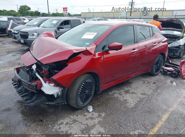 1N4CZ1CV6PC551662 2023 NISSAN LEAF Red Przód lewy