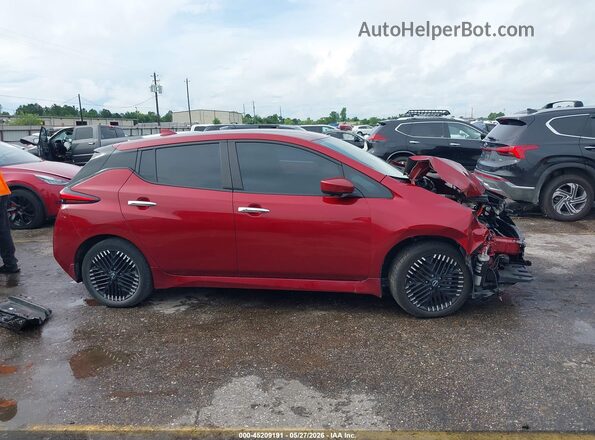 1N4CZ1CV6PC551662 2023 NISSAN LEAF Red Widok wnętrza 360 stopni