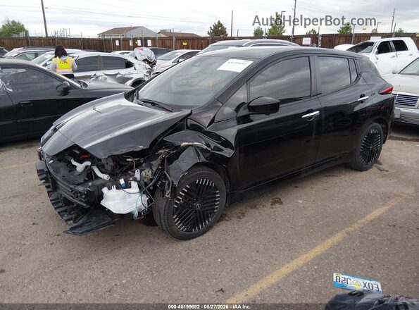 1N4CZ1CV8SC558038 2025 NISSAN LEAF Черный Передняя левая четверть