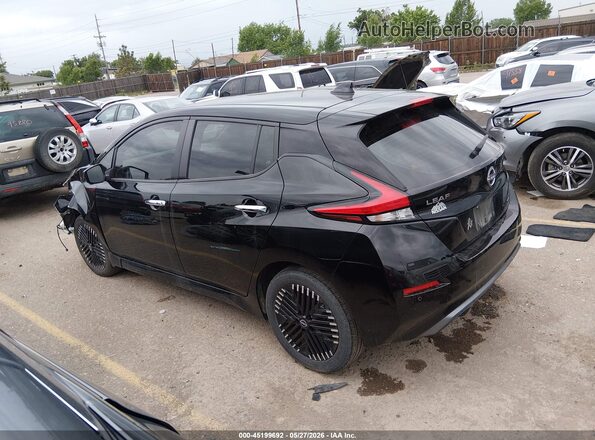 1N4CZ1CV8SC558038 2025 NISSAN LEAF Черный Задняя левая четверть
