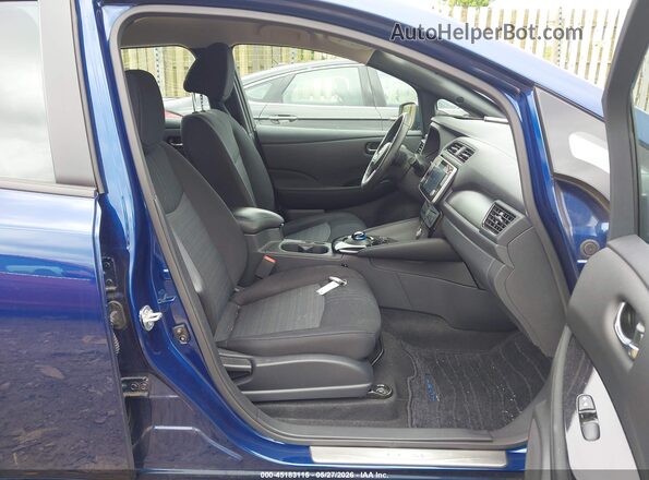 1N4CZ1CV9PC561733 2023 NISSAN LEAF Dark Blue Front interior view