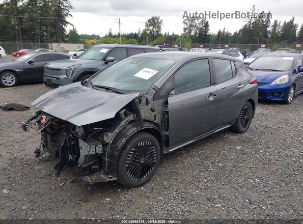 1N4CZ1CVXRC556091 2024 NISSAN LEAF Серый Передняя левая четверть