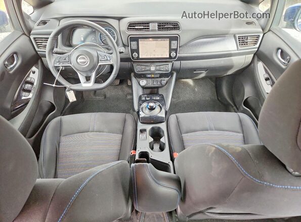 1N4CZ1CVXSC560406 2025 NISSAN LEAF Blue Widok deski rozdzielczej