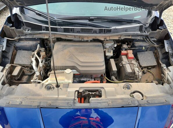 1N4CZ1CVXSC560406 2025 NISSAN LEAF Blue Widok wnętrza z tyłu