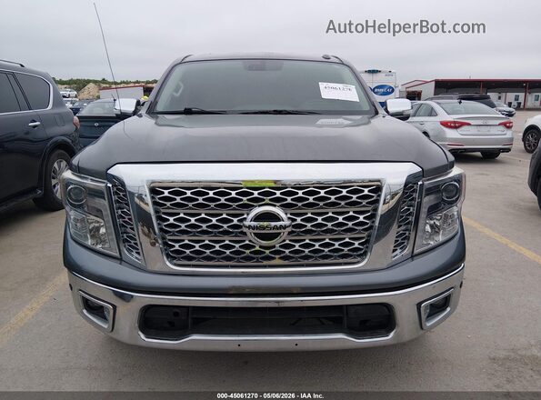 1N6AA1E63KN504534 2019 NISSAN TITAN Gray Вид спереду