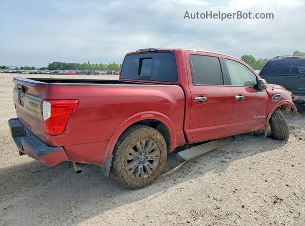 1N6AA1E68HN508121 2017 NISSAN TITAN Burgundy 