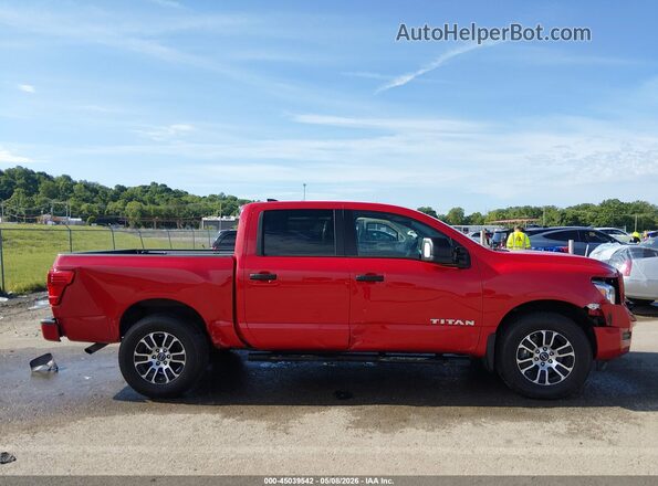 1N6AA1ED2RN112864 2024 NISSAN TITAN Red Rear interior view
