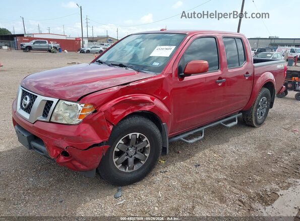 1N6AD0EV1JN743250 2018 NISSAN FRONTIER Красный Передняя левая четверть