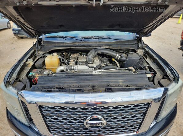 1N6BA1F19GN517870 2016 NISSAN TITAN Black Vista interior trasera
