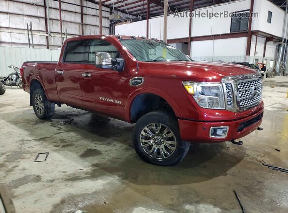 1N6BA1F40GN515712 2016 NISSAN TITAN Burgundy Front right