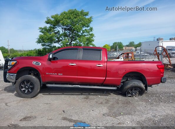 1N6BA1F40HN509622 2017 NISSAN TITAN XD Burgundy Սալոնի հետևի տեսք