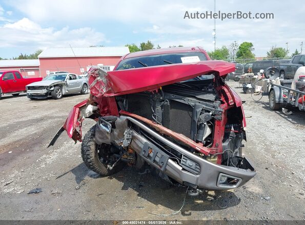 1N6BA1F41GN501902 2016 NISSAN TITAN XD Red Вид задньої частини салону