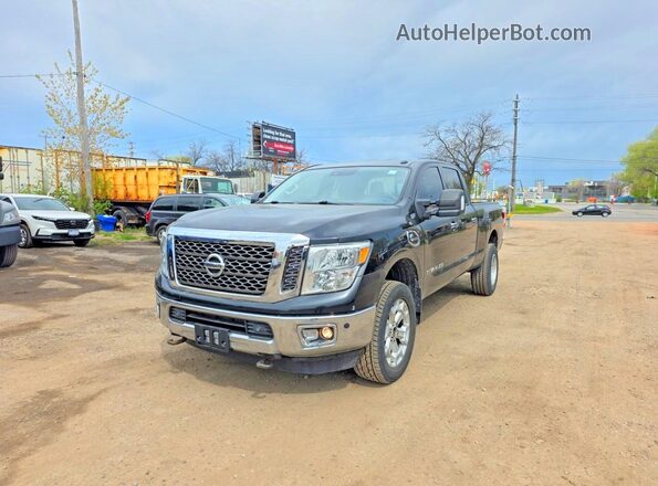 1N6BA1F41HN518846 2017 NISSAN TITAN Black Tył lewy