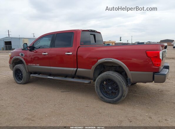 1N6BA1F47GN507266 2016 NISSAN TITAN XD Red Vista interior de 360 grados