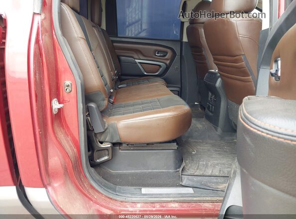 1N6BA1F47GN507266 2016 NISSAN TITAN XD Red Vista de la etiqueta del VIN