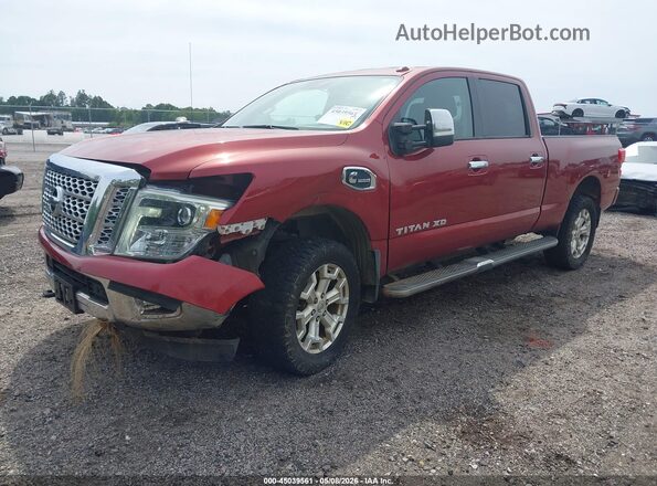 1N6BA1F48HN522067 2017 NISSAN TITAN XD Red Vista tres cuartos delantera izquierda