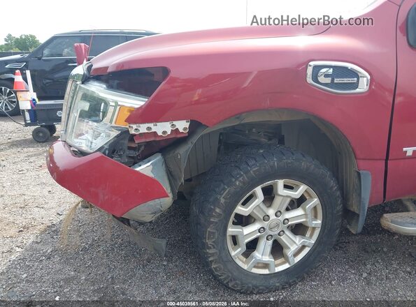 1N6BA1F48HN522067 2017 NISSAN TITAN XD Red Vista frontal