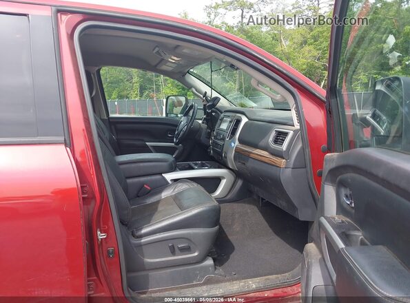 1N6BA1F48HN522067 2017 NISSAN TITAN XD Red Vista interior delantera