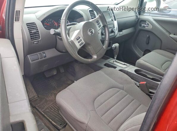 1N6BD0CT2JN728083 2018 NISSAN FRONTIER Red Vista del salpicadero