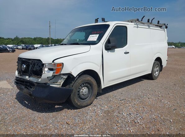 1N6BF0KMXMN810698 2021 NISSAN NV CARGO NV1500 White Առջևի ձախ երեք քառորդ տեսարան