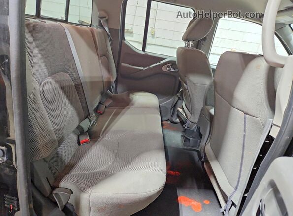 1N6ED0EB3LN722989 2020 NISSAN FRONTIER Black Rear seats view