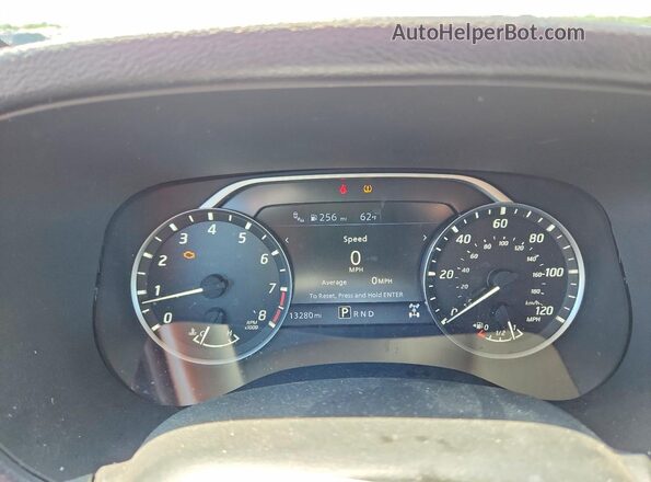 1N6ED1CM1RN616883 2024 NISSAN FRONTIER White Instrument cluster view