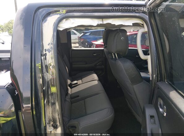 1N6ED1EK2SN633287 2025 NISSAN FRONTIER Black VIN კოდის სტიკერის ხედი