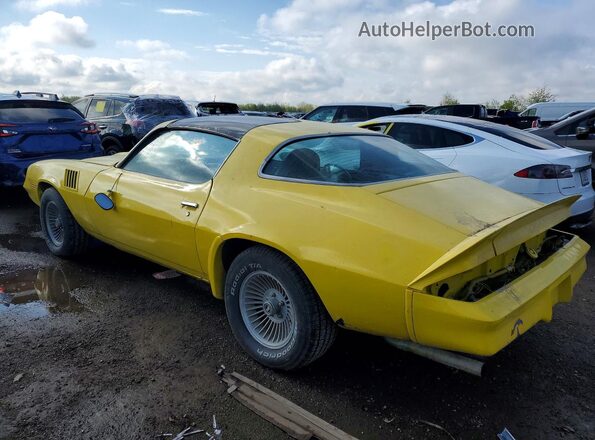 1Q87L9N622596 1979 CHEVROLET CAMARO Yellow 