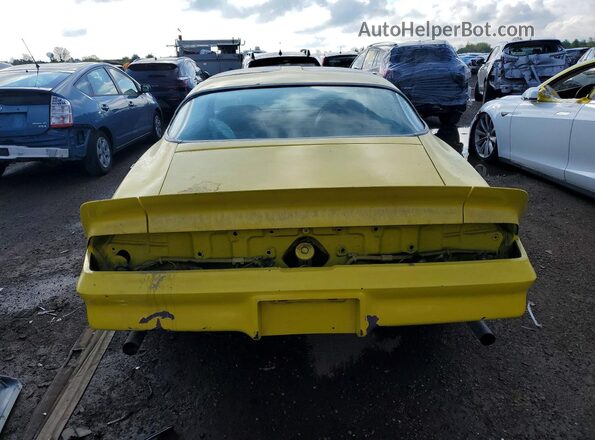 1Q87L9N622596 1979 CHEVROLET CAMARO Yellow 