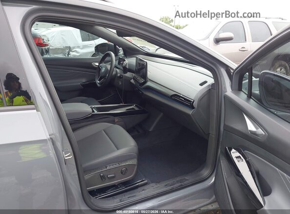 1V25MPE87PC030296 2023 VOLKSWAGEN ID.4 Gray Widok wnętrza z przodu