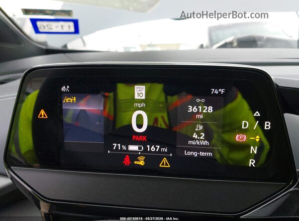 1V25MPE87PC030296 2023 VOLKSWAGEN ID.4 Gray 