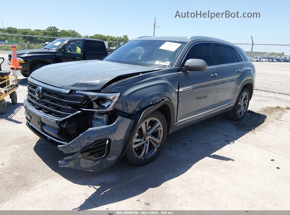 1V2AE2CA9RC210211 2024 VOLKSWAGEN ATLAS Gray წინა მარცხენა ხედი სამი მეოთხედიდან