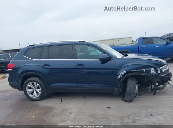 1V2AP2CA0JC540107 2018 VOLKSWAGEN ATLAS Синий Вид задней части салона