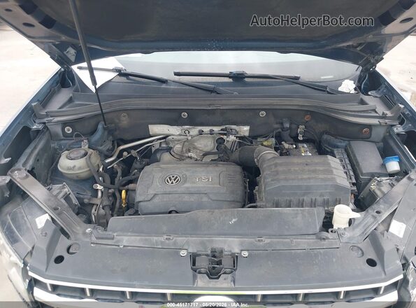 1V2AP2CA0JC540107 2018 VOLKSWAGEN ATLAS Синий Вид сзади
