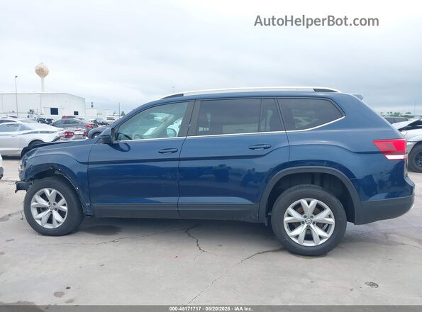 1V2AP2CA0JC540107 2018 VOLKSWAGEN ATLAS Синий Панорамный вид салона 360°